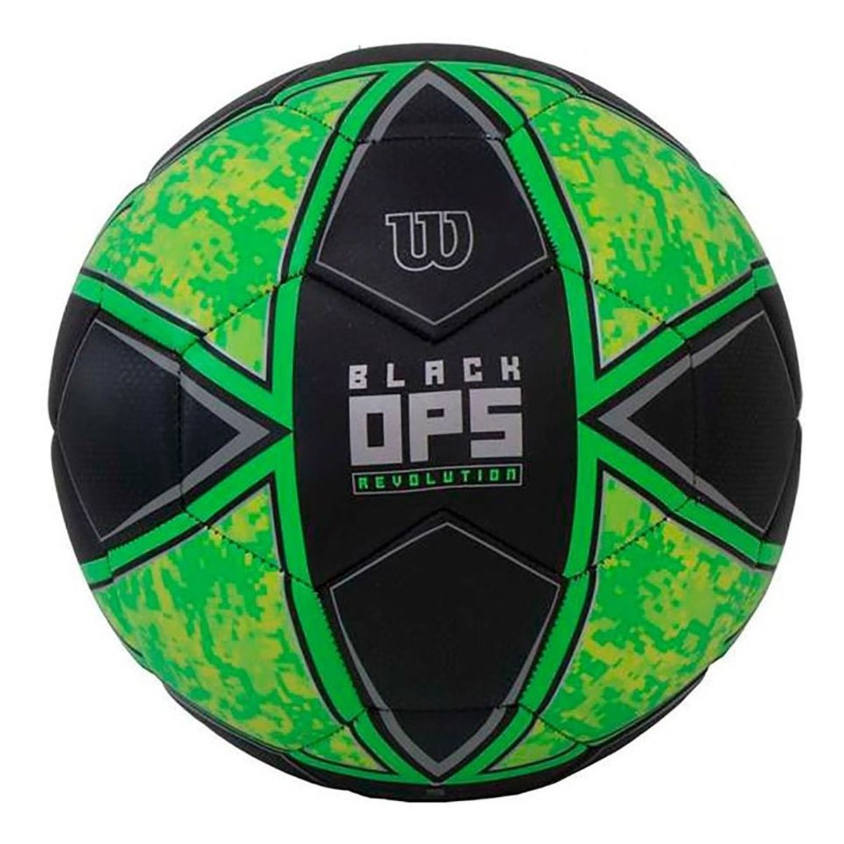 WILSON - Balón De Fútbol Wilson Black Ops Verde n°5