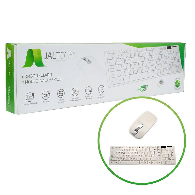 Combo mouse/teclado inalambrico jaltech cod 10306 JALTECH