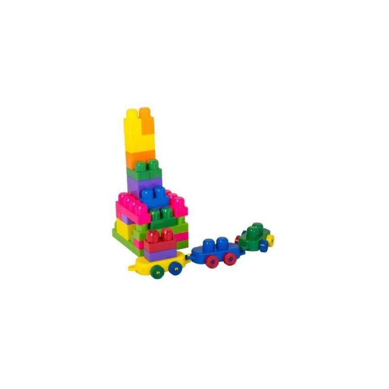 JUGUETERIA EXPRESS - Armatodo de 60 piezas juguete didactico superbloques