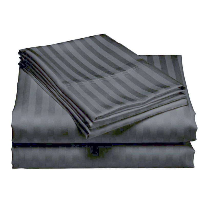 GENERICO - Juego De Sábanas Bella Home Semi Doble 120x190x30 Cm Gris Oscuro