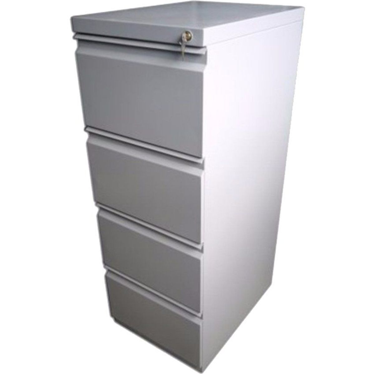 GENERICO - Archivador metálico 4 gavetas gris claro