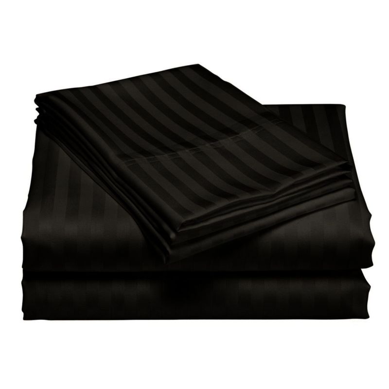 GENERICO - Juego De Sábanas  Bella Home  Queen 160x190x35 Cm  Negro