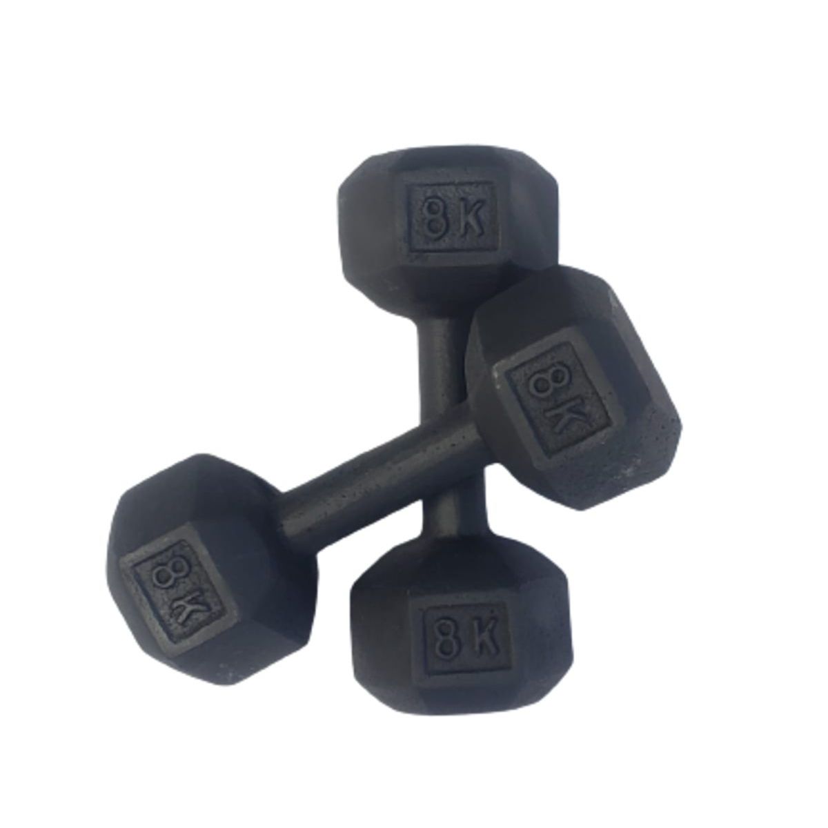 GENERICO - Mancuernas Pesas 8 Kg Par Total 16 Kg