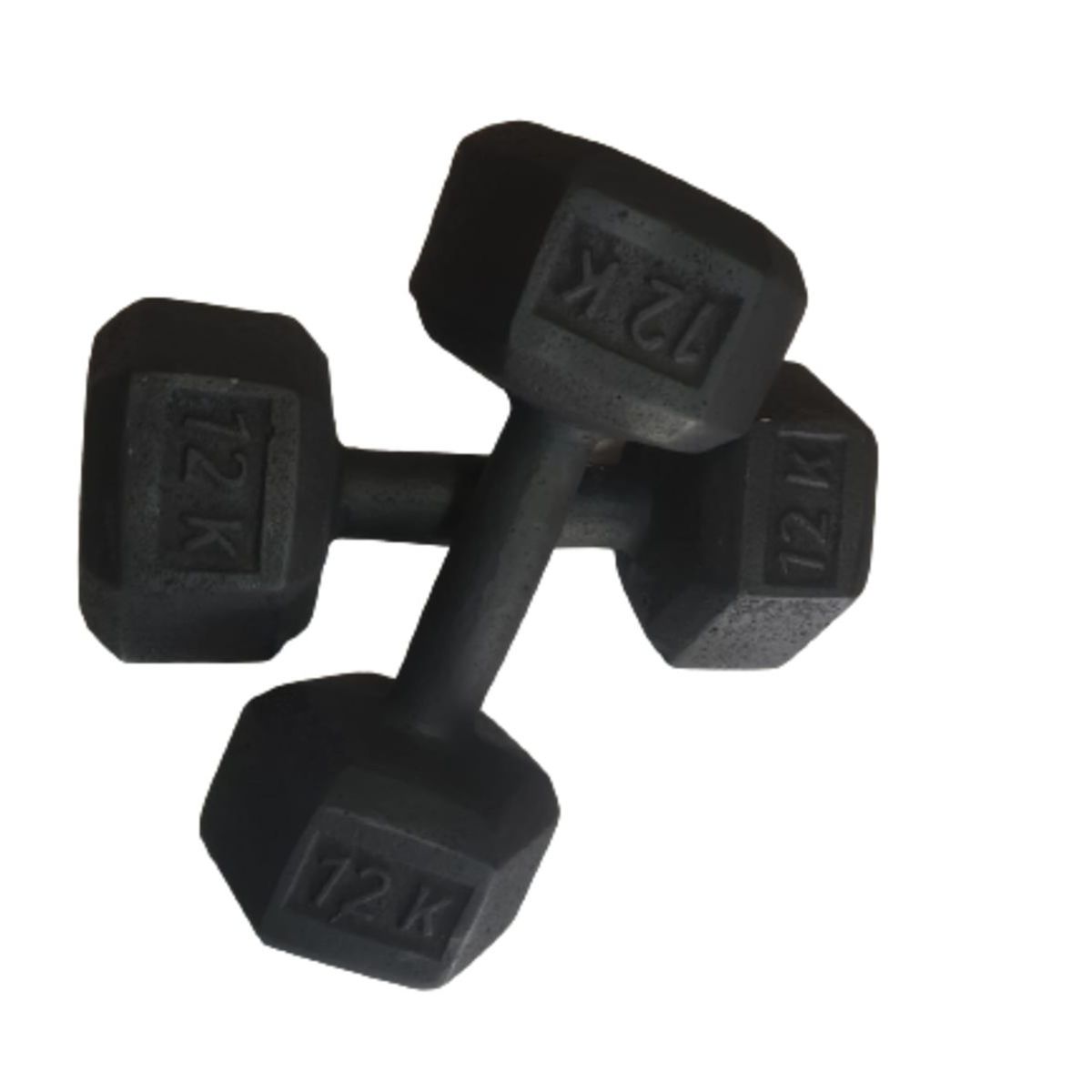 GENERICO - Mancuernas o Pesas 12 Kg Par Total 24 Kg