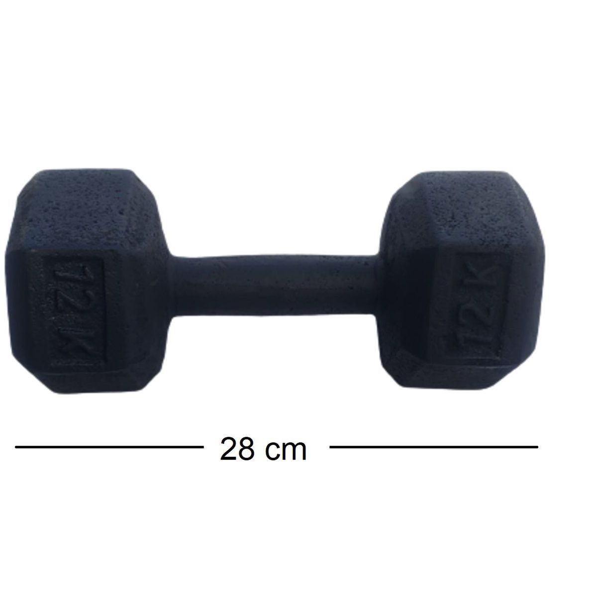 GENERICO - Mancuernas o Pesas 12 Kg Par Total 24 Kg