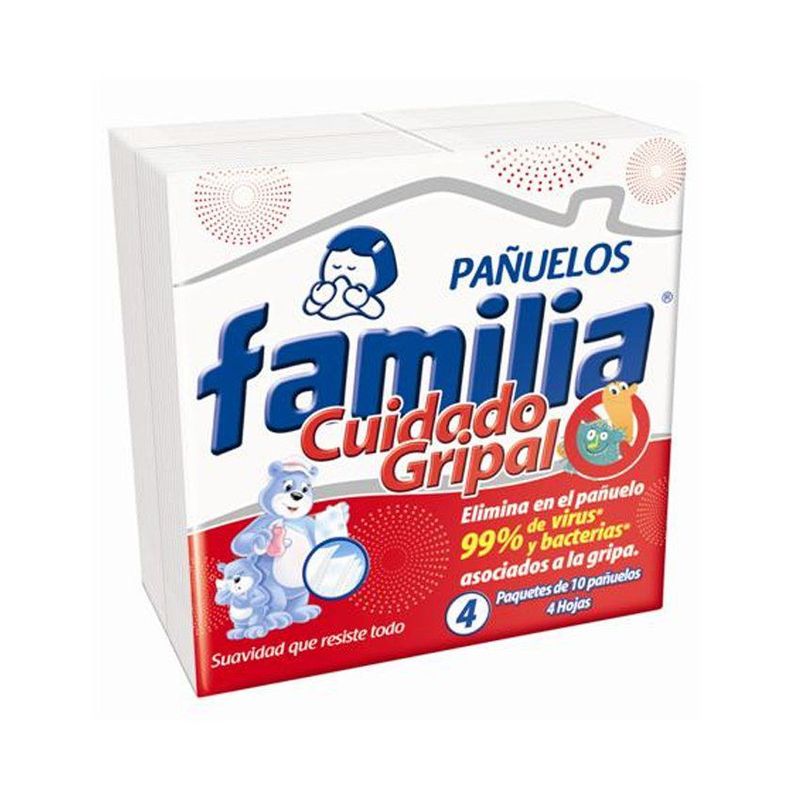 FAMILIA - Pañuelos Familia Cuidado Gripal 4x10 Unidades