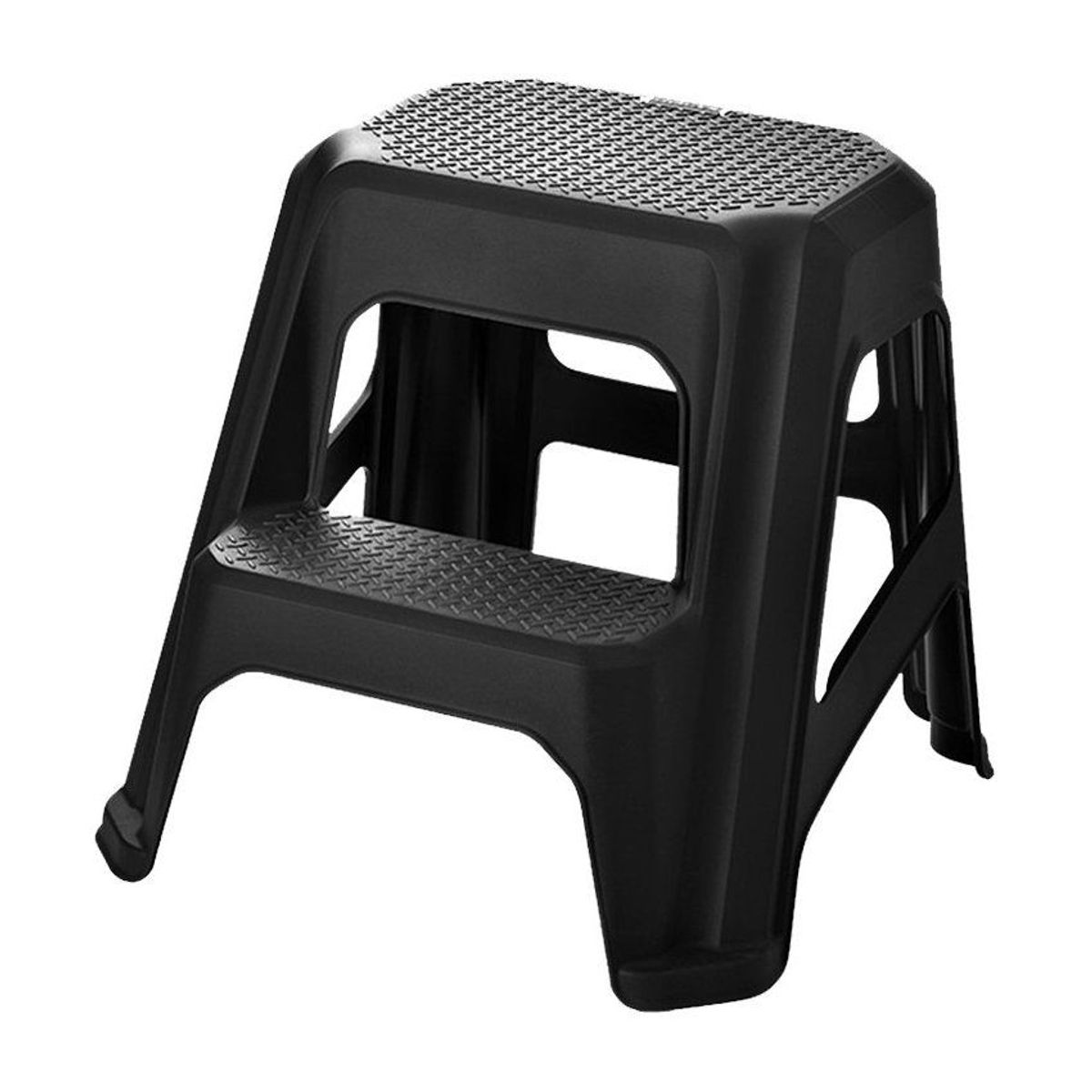 RIMAX - Escalera 2 Pasos Pro Rimax Negro