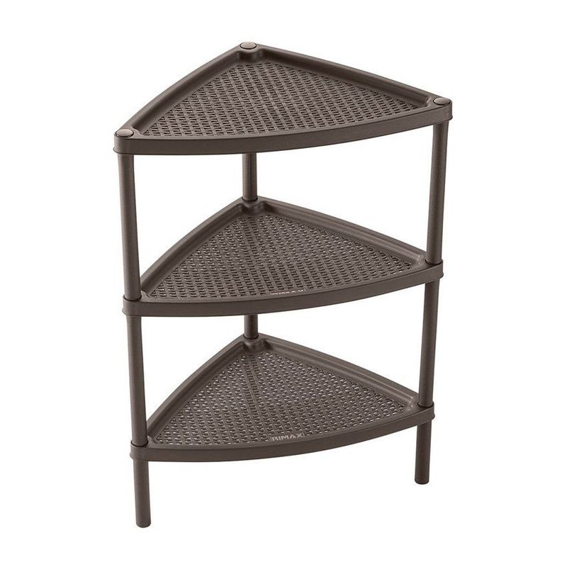 RIMAX - Mesa Multiusos Triangular Rimax 3 Niveles Mocca