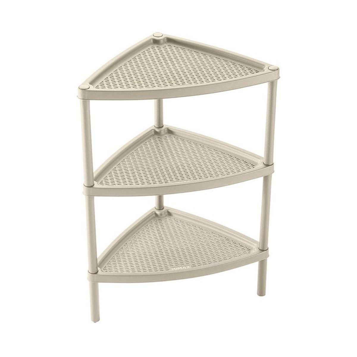 RIMAX - Mesa Multiusos Triangular Rimax 3 Niveles Taupe
