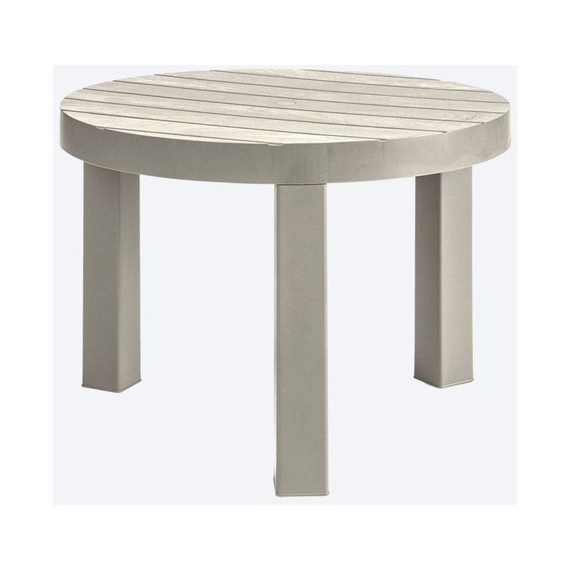 RIMAX - Mesa Auxiliar Redonda Barú Rimax Taupe