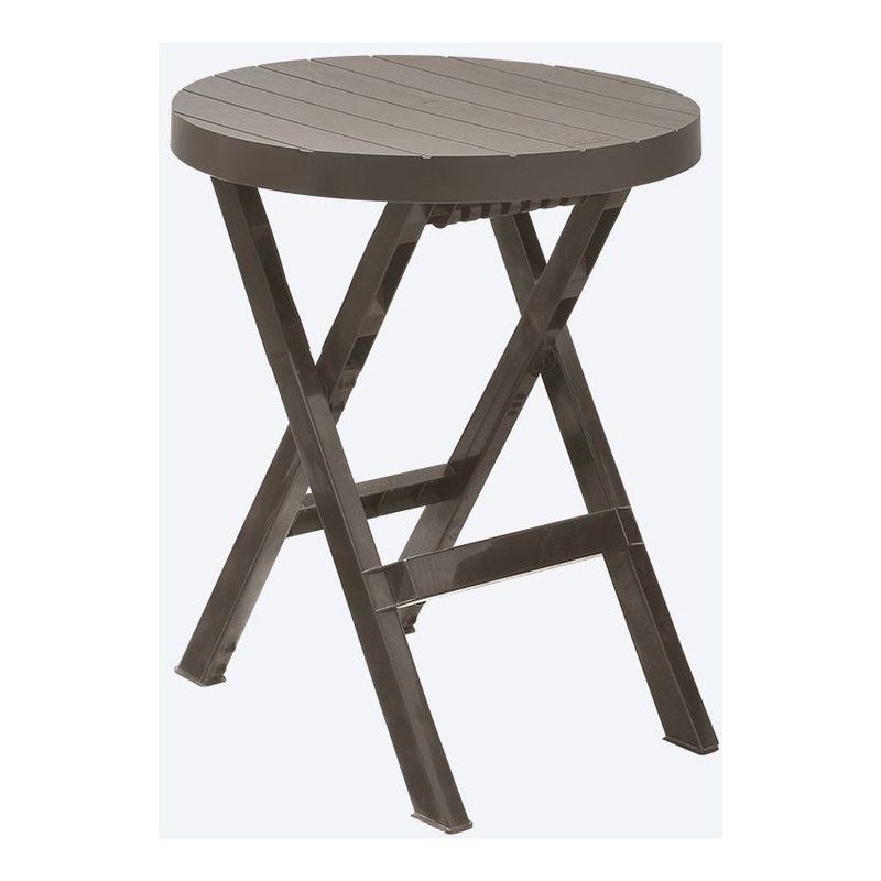 RIMAX - Mesa Plegable Redonda Baru Rimax Mocca