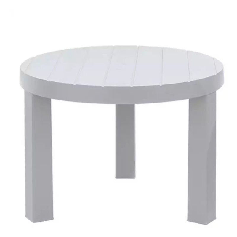 RIMAX - Mesa Auxiliar Redonda Barú Rimax Gris Hielo