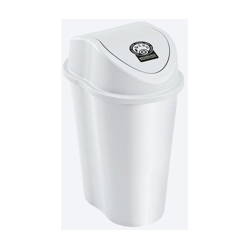 RIMAX - Papelera Rimax Tapa Vaiven 10 Litros