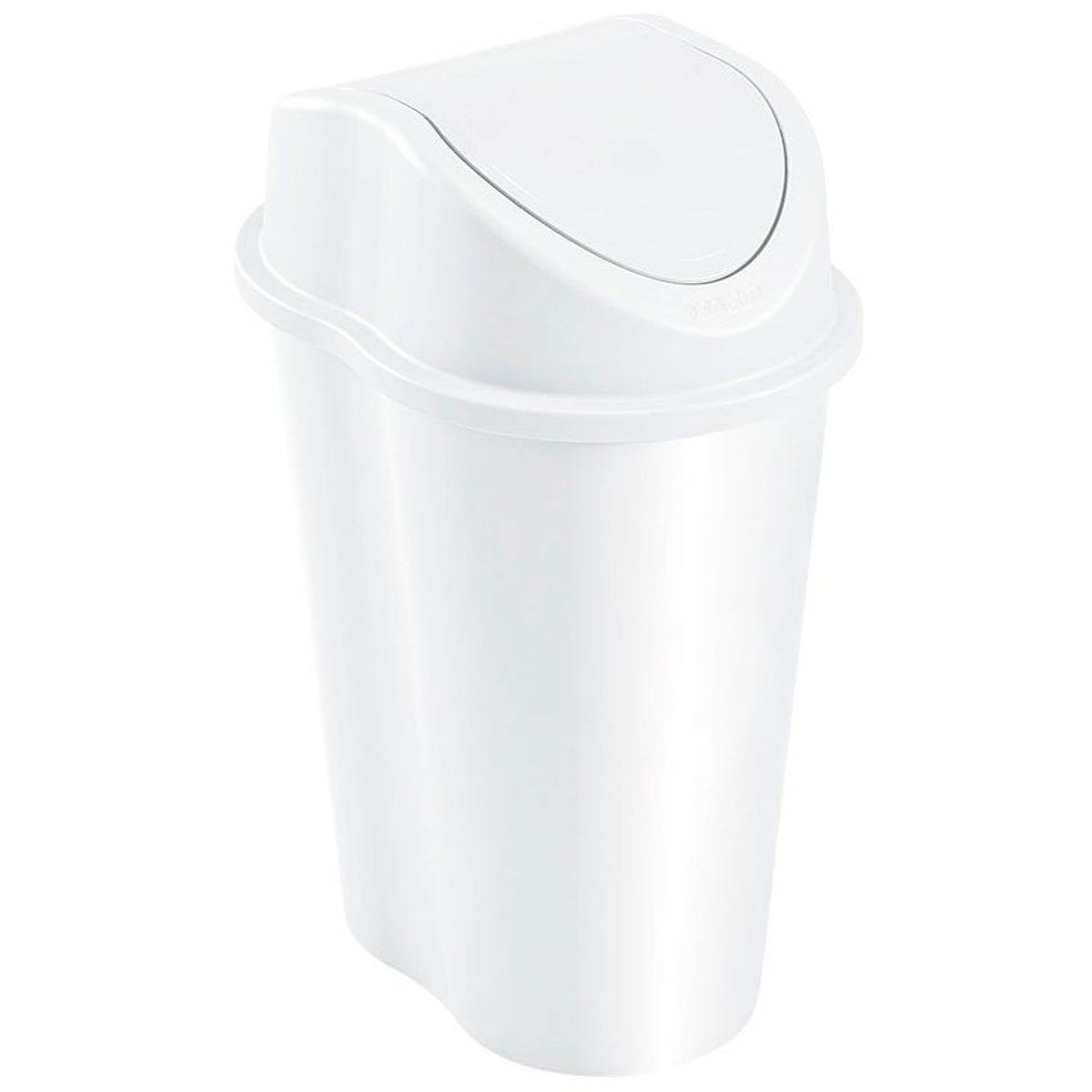 RIMAX - Papelera Style Rimax Tapa Vaiven 25 Litros Blanco