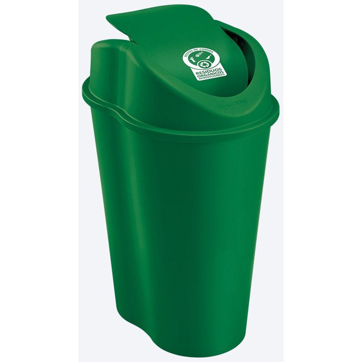 RIMAX - Papelera Rimax Tapa Vaiven 25 Litros Verde