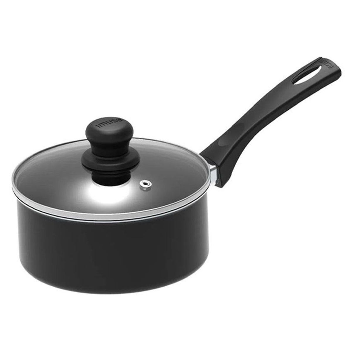IMUSA - Perol Imusa Tapa de Vidrio 16 Cm Antiadherente