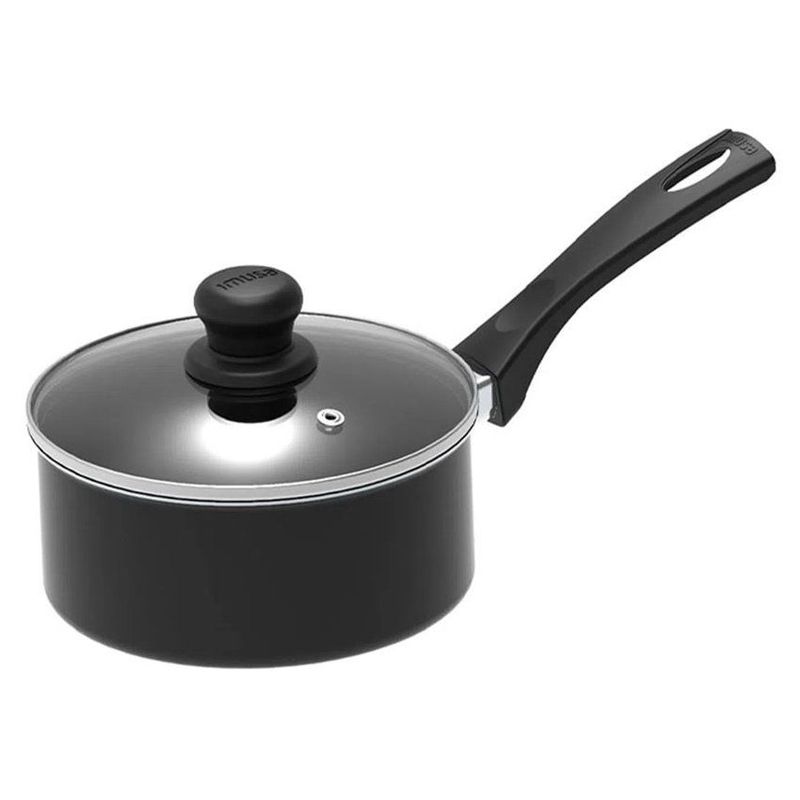 IMUSA - Perol Imusa Tapa de Vidrio 16 Cm Antiadherente