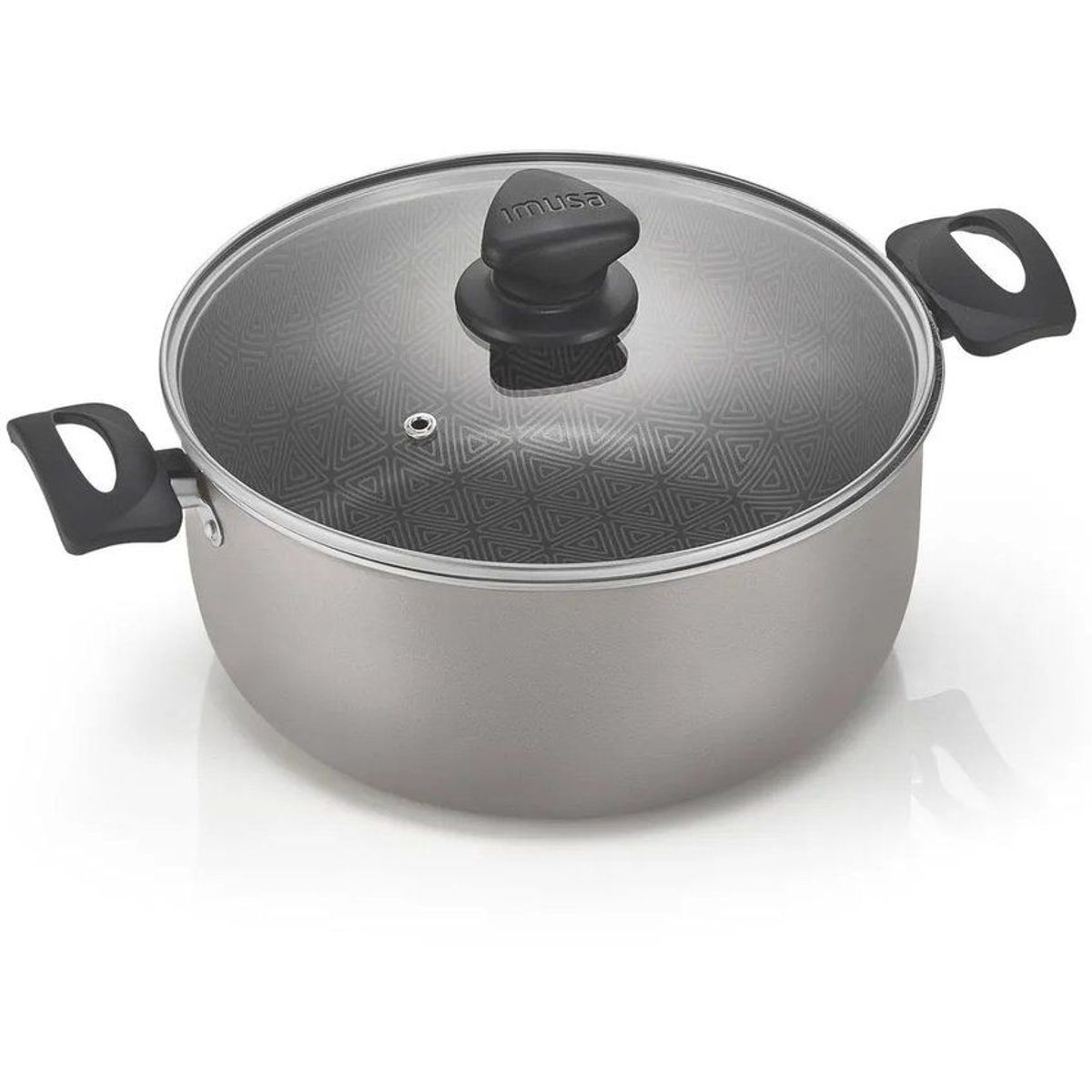 IMUSA - Olla Imusa Tapa De Vidrio 24 cm Talent 4,6 Litros