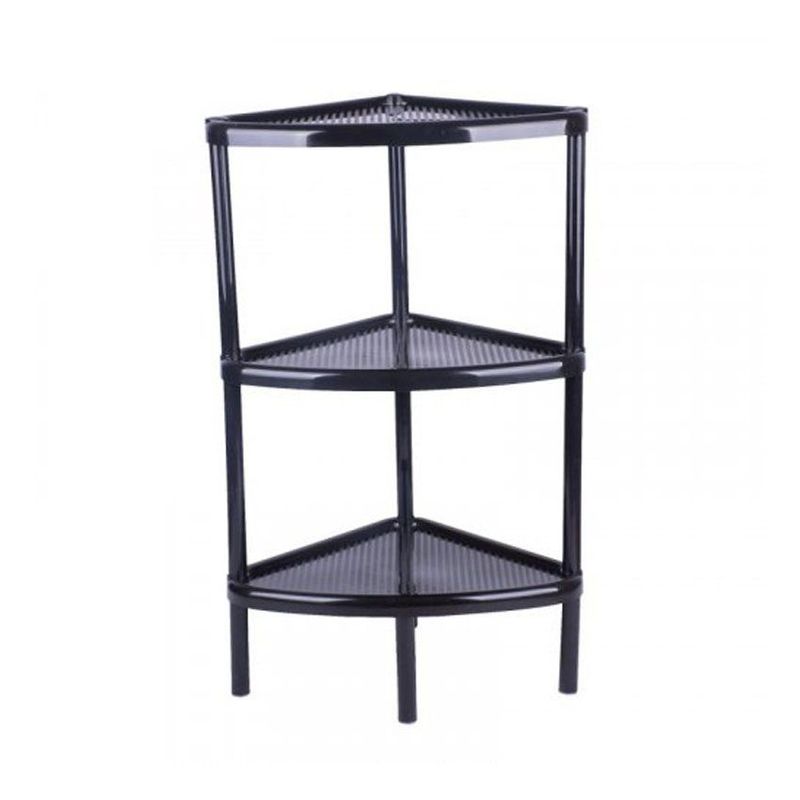 RIMAX - Mesa Multiusos Triangular Rimax 3 Niveles Negra