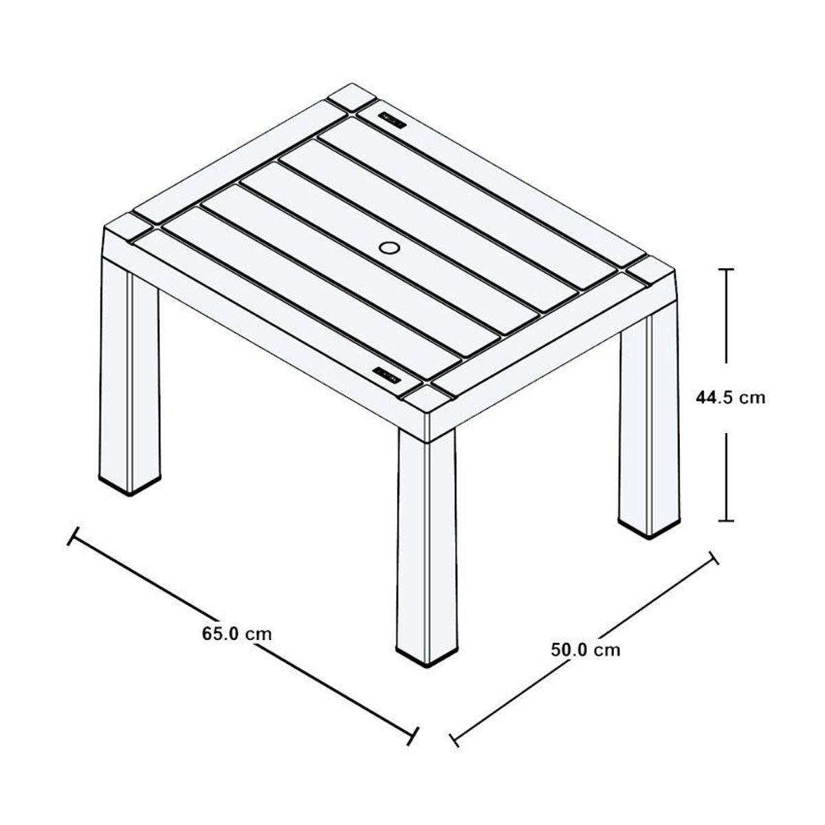 RIMAX - Mesa De Centro Rimax Baru Taupe