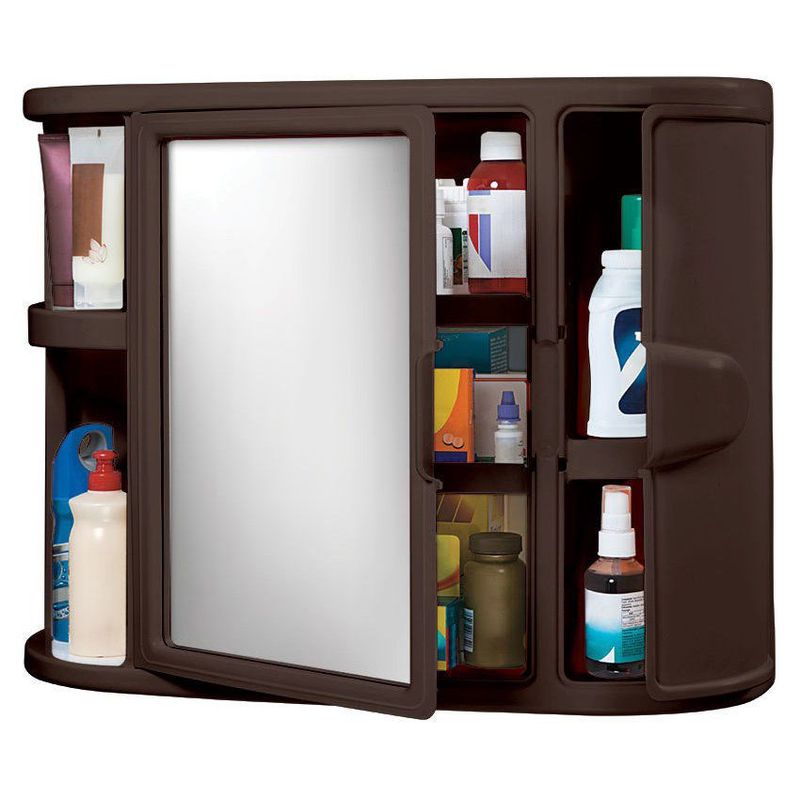 RIMAX - Gabinete Baño Con Espejo Rimax - Wengue