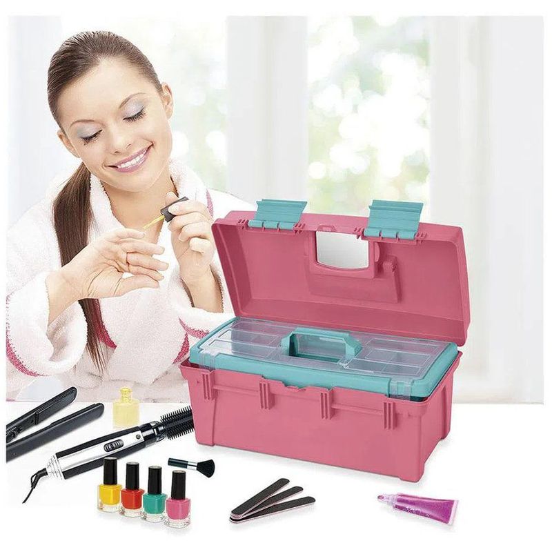 RIMAX - Caja Organizadora Rimax 16 Vanity Salmon