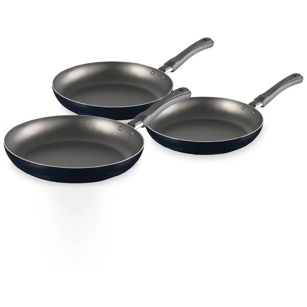IMUSA - Sartenes Imusa Set X 3 Piezas 18-20-24 Cm Antiadherente