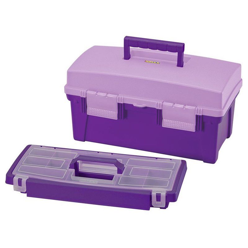 RIMAX - Caja Organizadora Vanity Rimax 16 Lavanda Morado