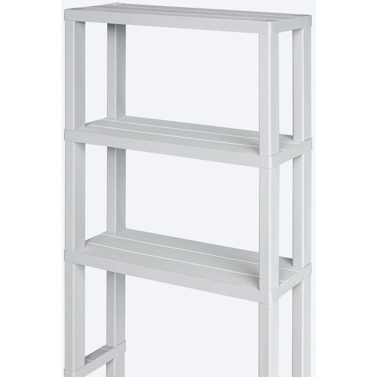 RIMAX - Estante Organizador 3 Niveles para Baño Rimax Gris Hielo.