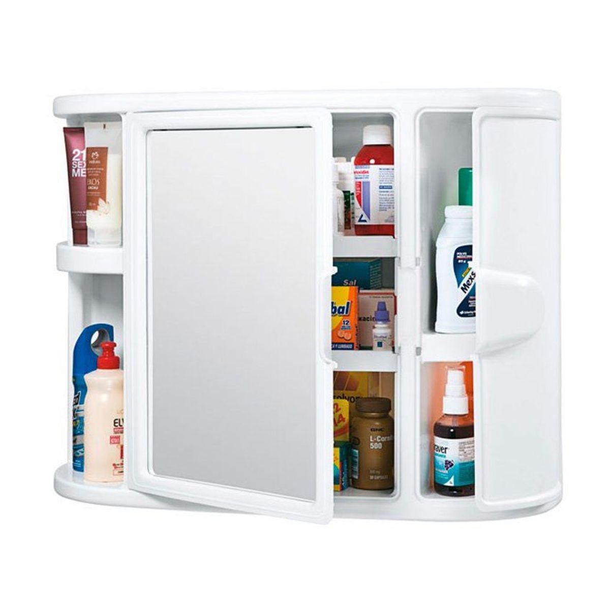 RIMAX - Gabinete Baño Con Espejo Rimax - Blanco