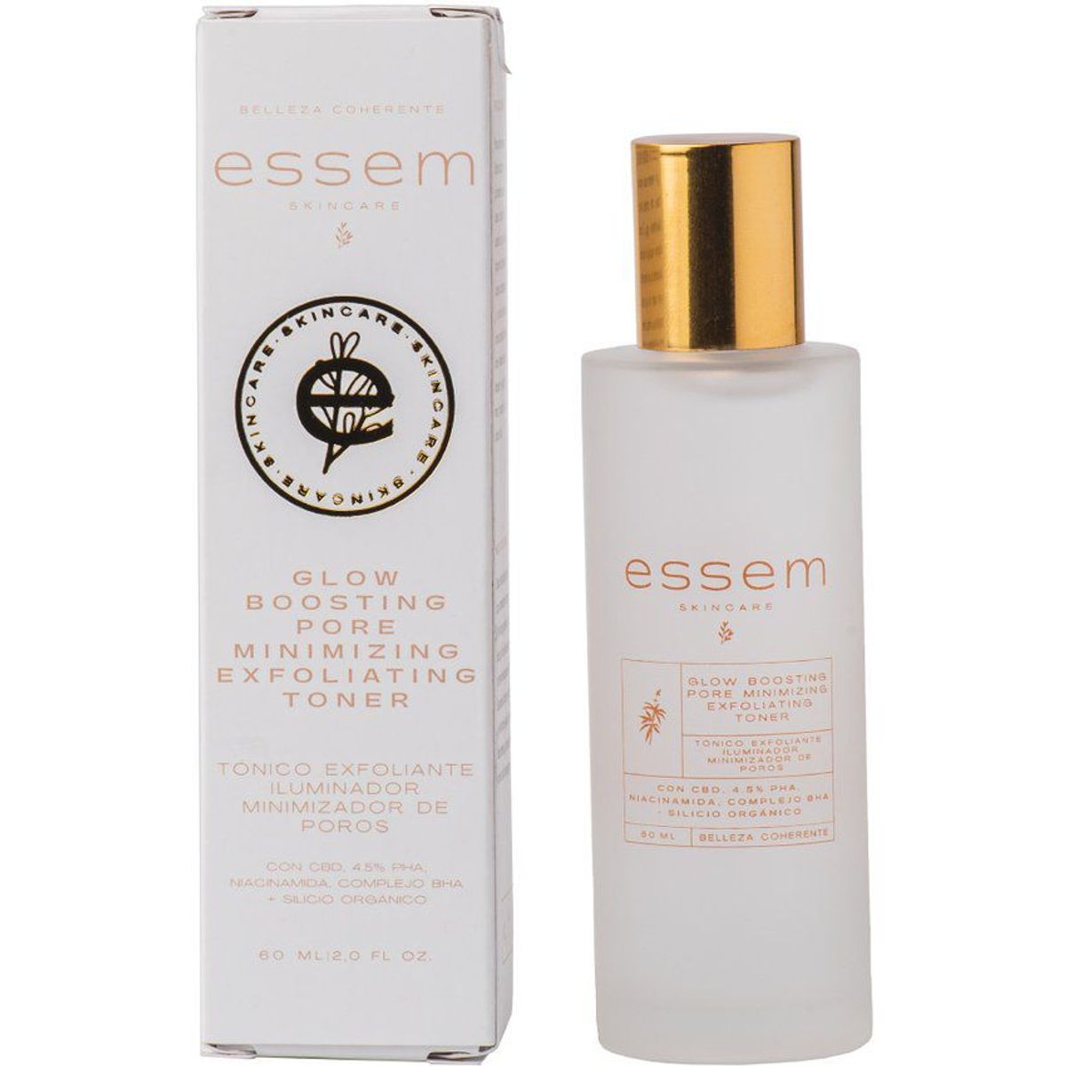 ESSEM - Tonico exfoliante iluminador minimizador de poros Essem