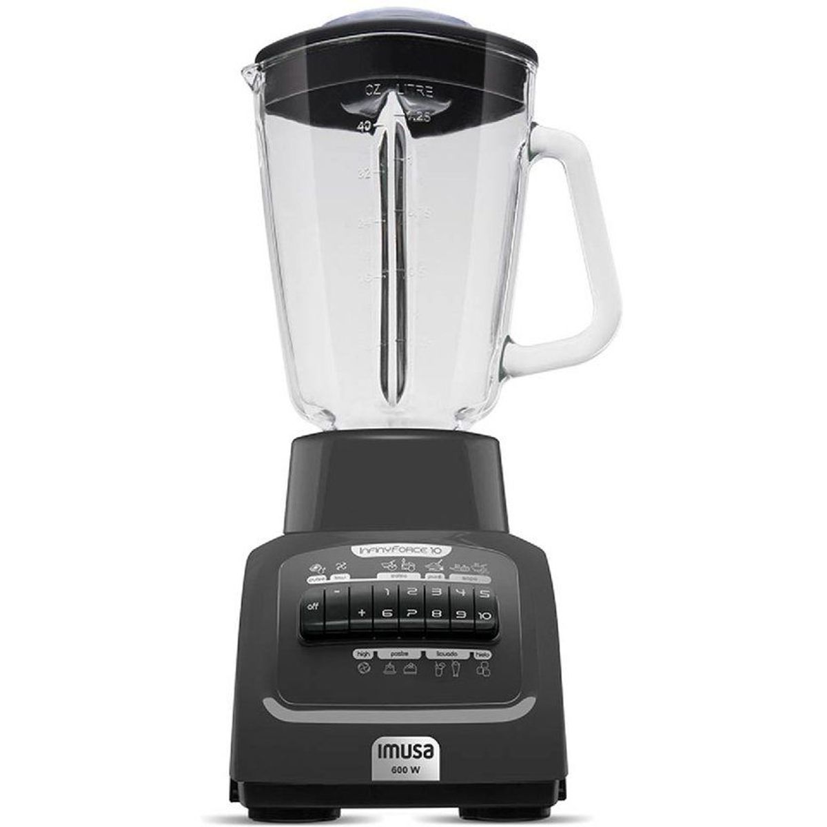 IMUSA - Licuadora imusa infiny force 10 velocidades gris