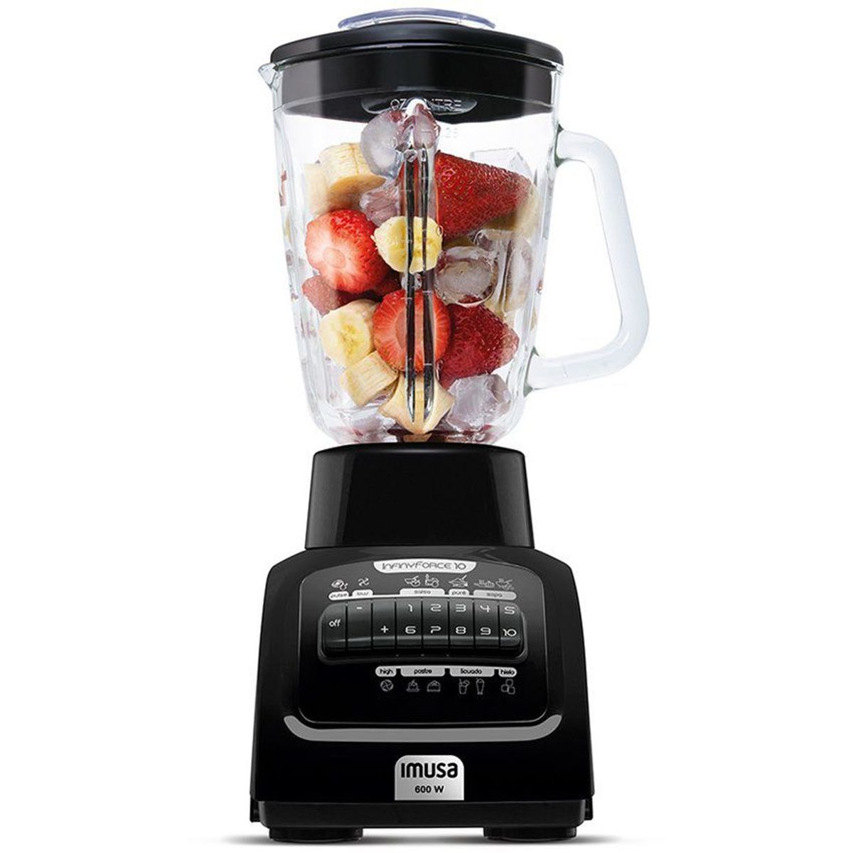 IMUSA - Licuadora imusa infiny force 10 velocidades negro