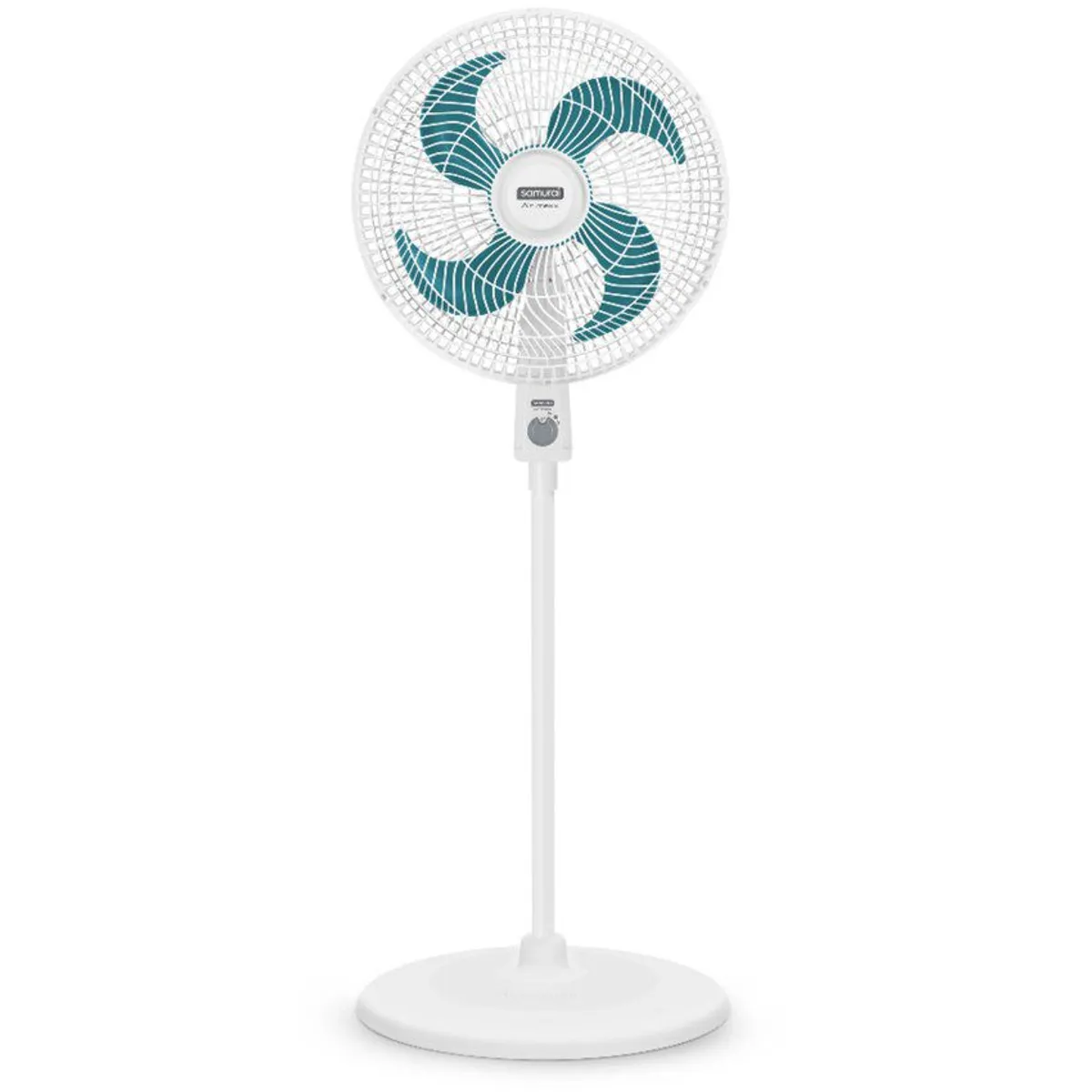 SAMURAI - Ventilador samurai air maxx blanco con azul