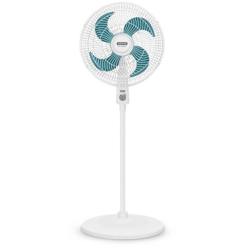 SAMURAI - Ventilador samurai air maxx blanco con azul