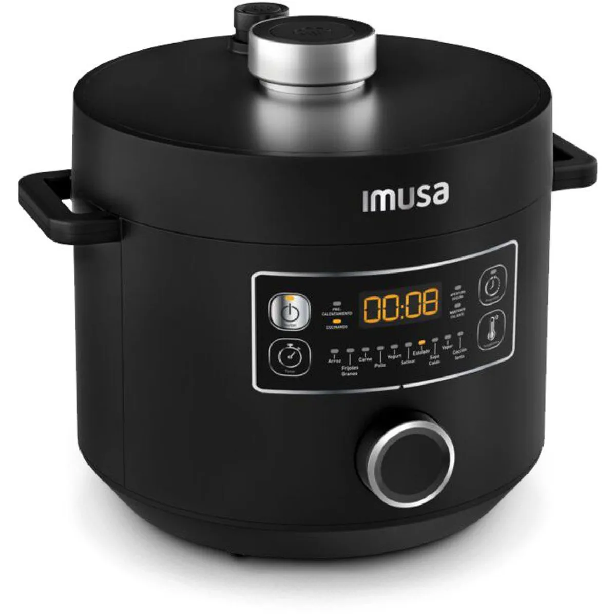 IMUSA - Olla Multifuncional IMUSA Multichef PRO Negra 5 Litros