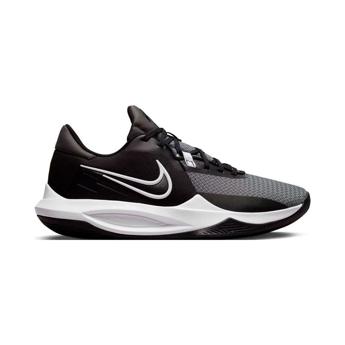 NIKE - Tenis Nike Baloncesto Precision Vi-Negro/Blanco