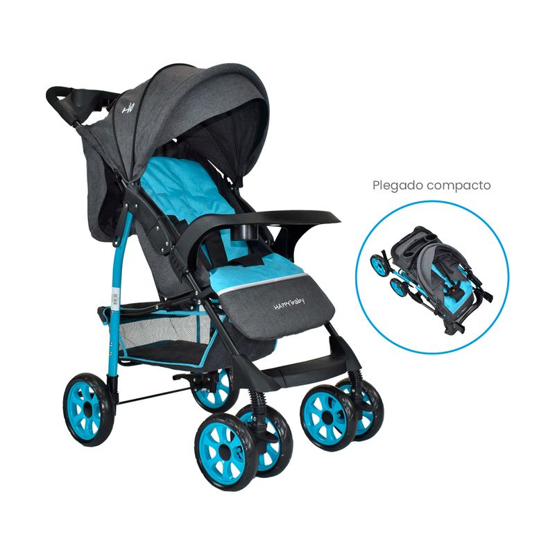 HAPPY BABY - Coche Bebe Happy Baby Klaus Azul
