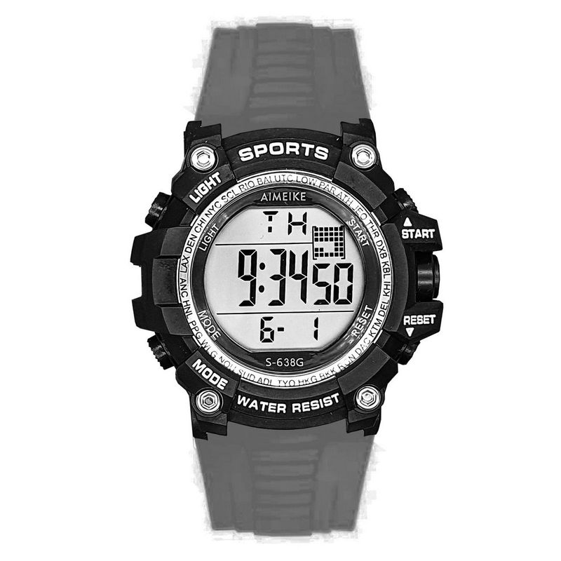 DAYOSHOP - Reloj Digital Resistente Al Agua 30 M Sports Luces+ Estuche