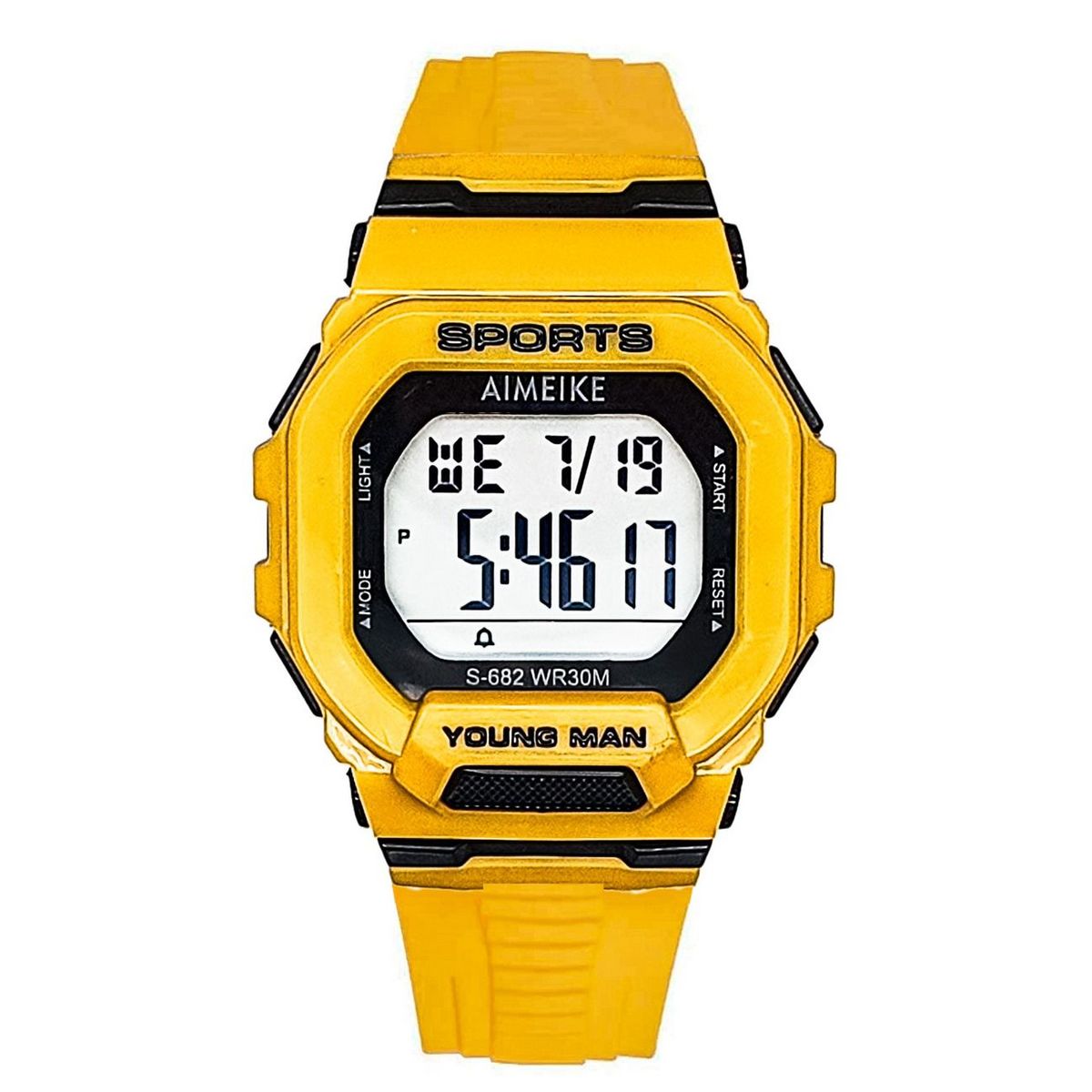DAYOSHOP - Reloj Digital Resistente Al Agua Cuadrado Unisex  Estuche