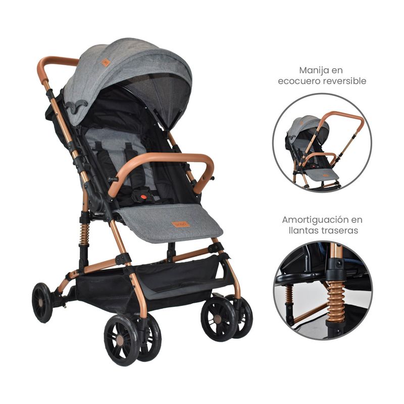 PRIORI - Coche Bebe Priori Viena Gris