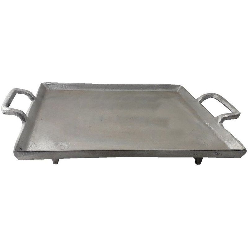 GENERICO - Plancha para asados arepas y fritos aluminio fundido 28x28