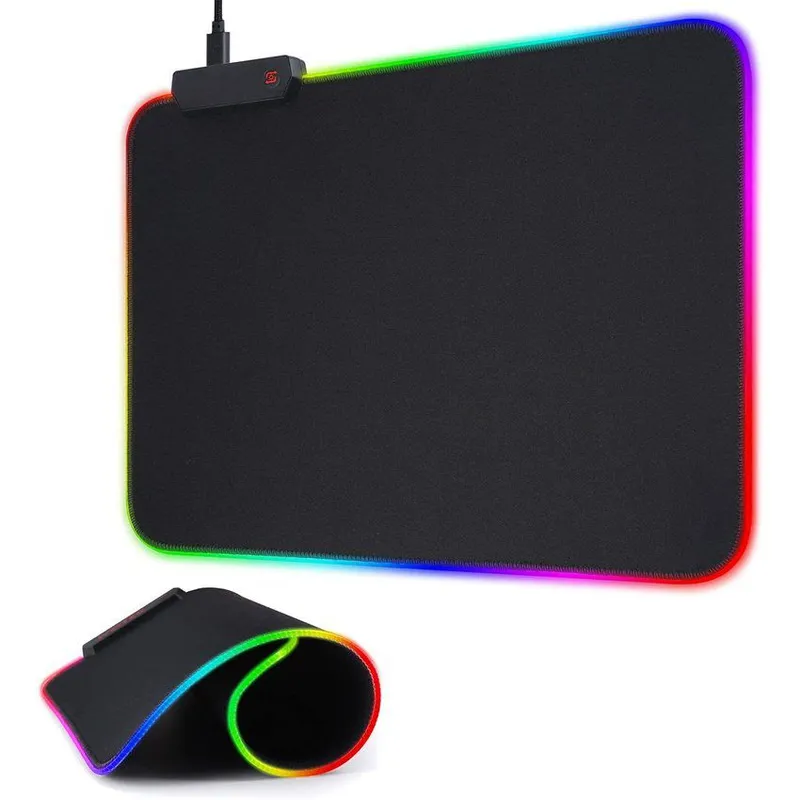 GENERICO - Alfombrilla Mousepad Gamer RGB Antideslizante 30x80 GMS-X5