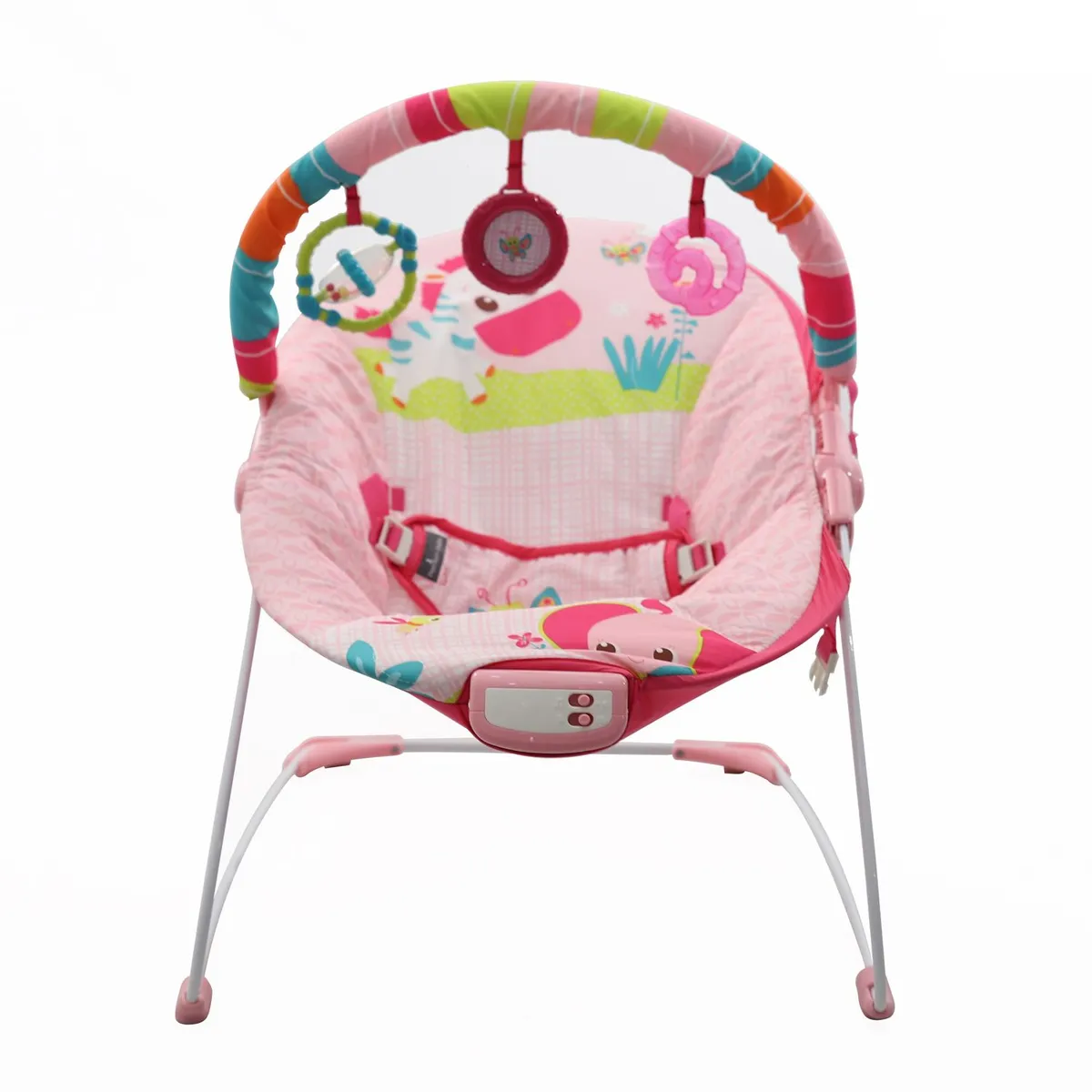 PREMIUM BABY - Silla Mecedora Bebé Musical PB2001 Premium Baby Rosa