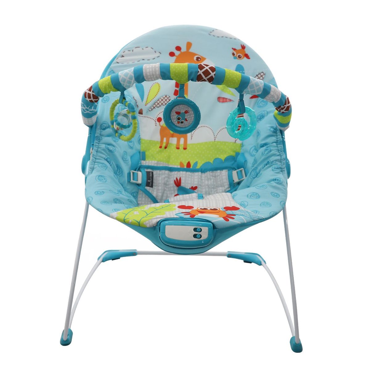 PREMIUM BABY - Silla Mecedora Bebé Musical PB2002 Premium Baby Azul