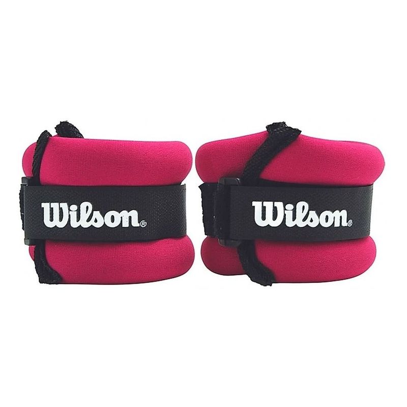 WILSON - Pesas Muñequeras Wilson 1 Libra Ajustables Fitness Gym