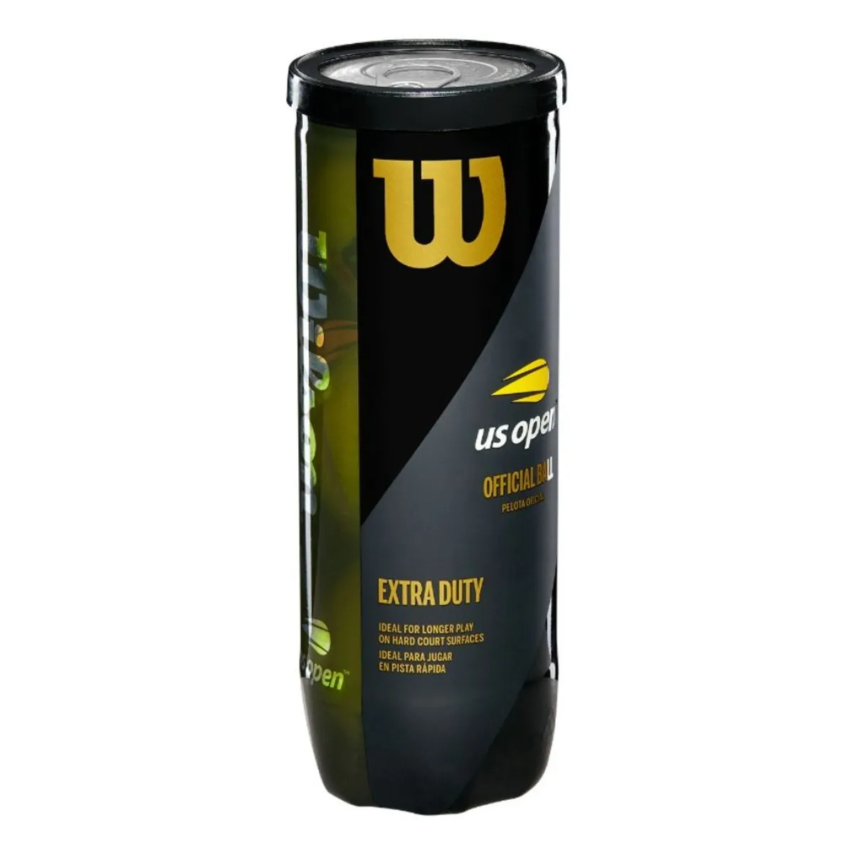 WILSON - Tubo De 3 Pelotas De Tenis Bolas Wilson Us Open Extra Duty