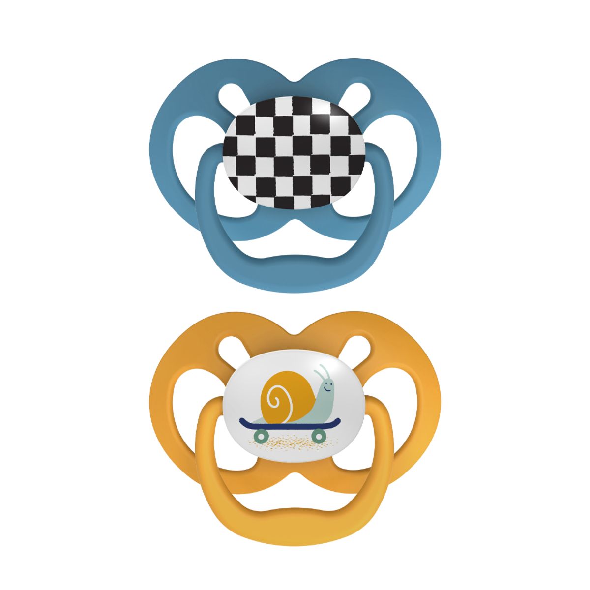 DR BROWNS - Chupos para Bebes Entretención Advantage N2 6-18m Azul x 2