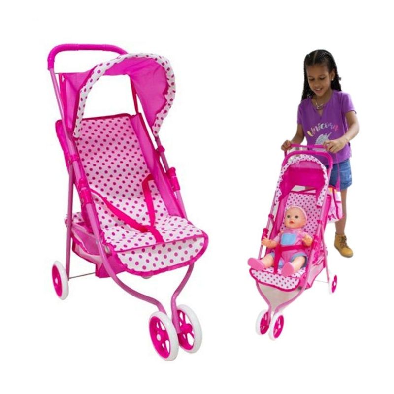 IMPORTADORA MAKA - Coche Cochecito Para Muñecas Juguete Niñas