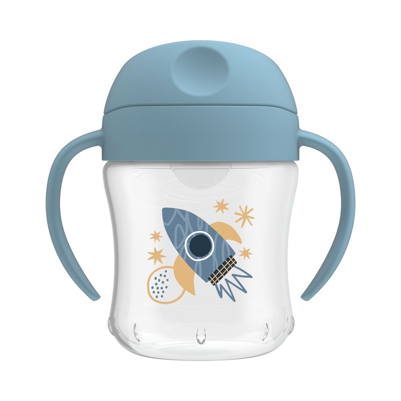DR BROWNS - Vaso Entrenador Para Bebe de 6 Oz Azul Estrellas DR BROWNS